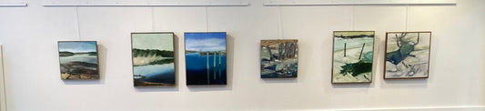 March 2022: Paintings & Collage Exhibit in Wellfleet