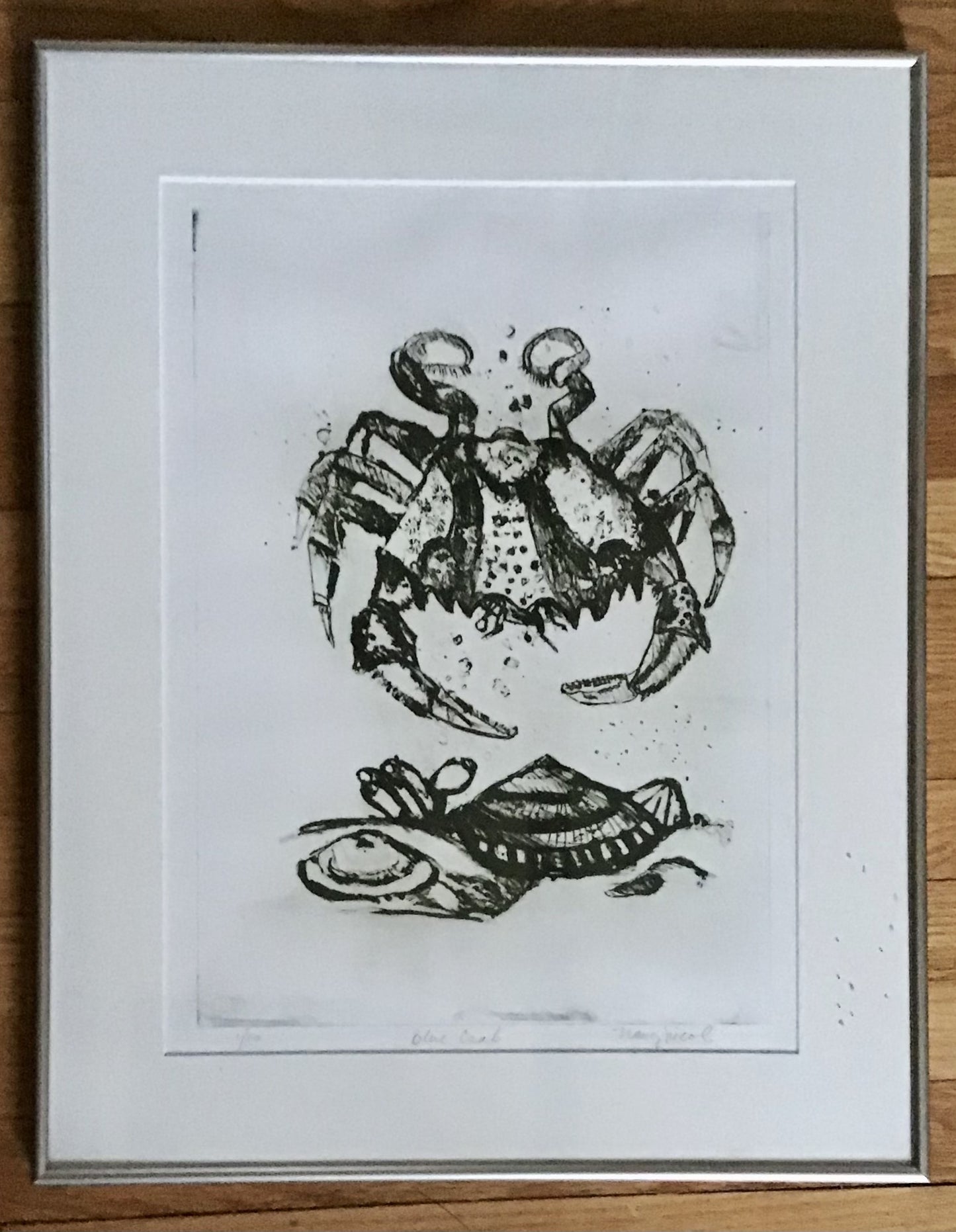 Lithograph - Blue Crab