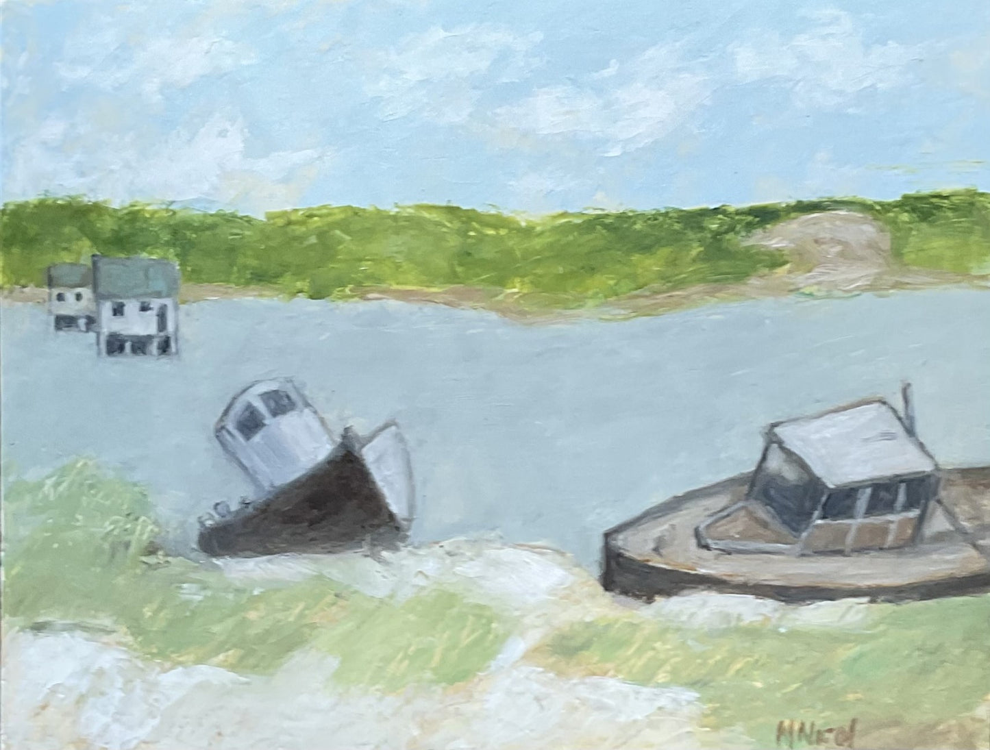 Historic Wellfleet - Harbor Scene