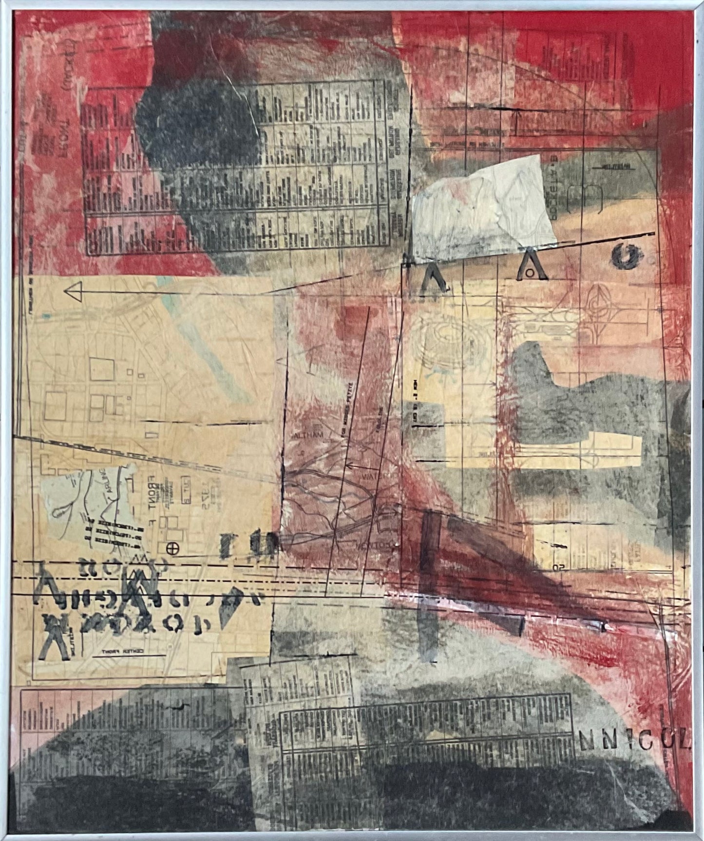 Collage  - Red Map